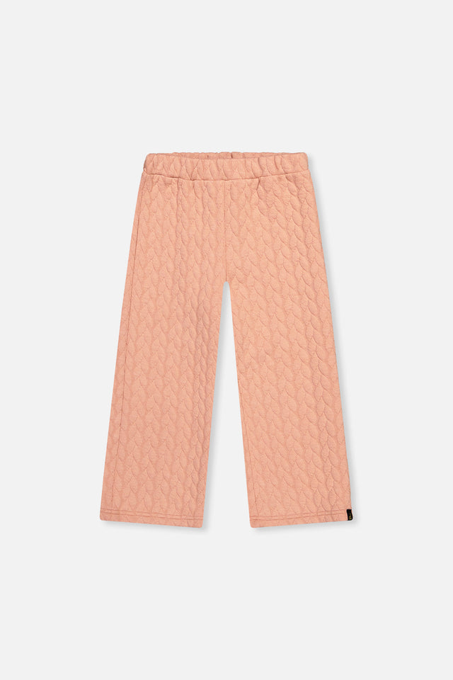 Wide Leg Jacquard Pants Pink-0