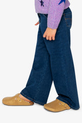 Jeggings With Lurex Navy Blue Denim-2