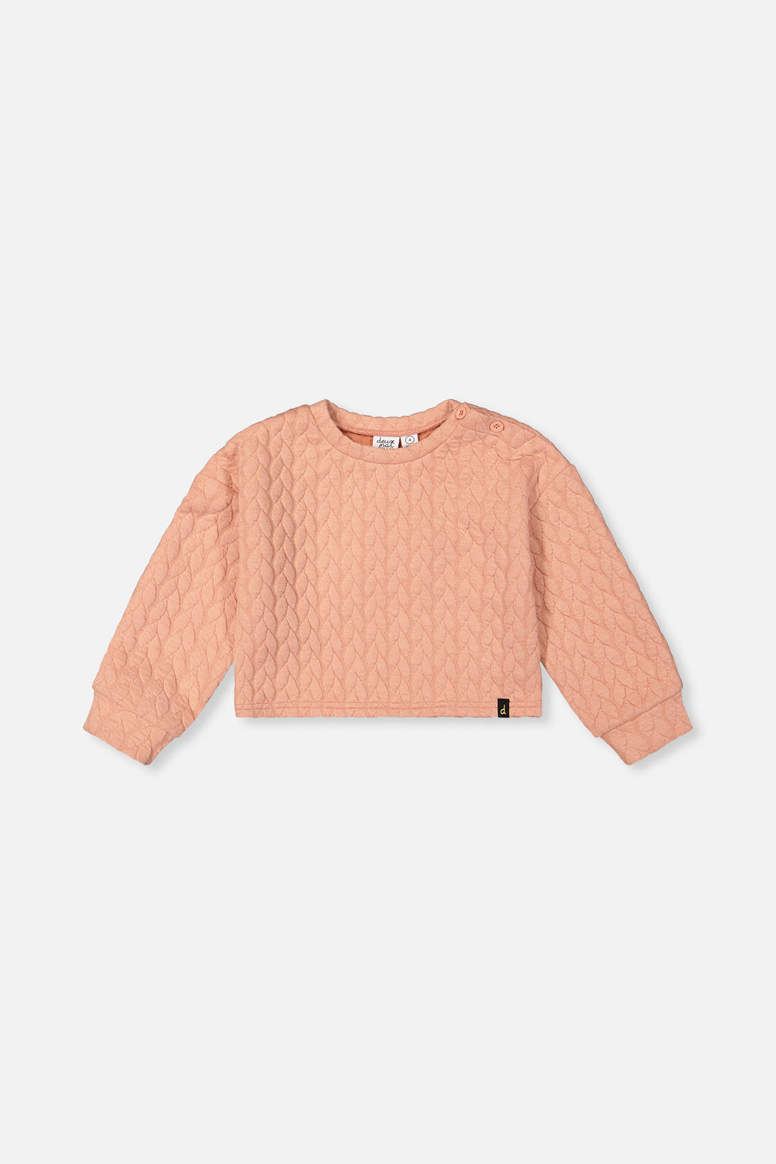 Jacquard Sweatshirt Pink-0