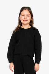 Jacquard Sweatshirt Black-1