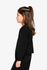 Jacquard Sweatshirt Black-2
