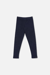 Rib Leggings Dark Blue-0