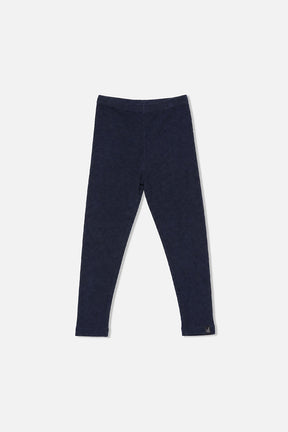Rib Leggings Dark Blue-0
