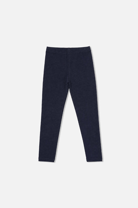 Rib Leggings Dark Blue-1