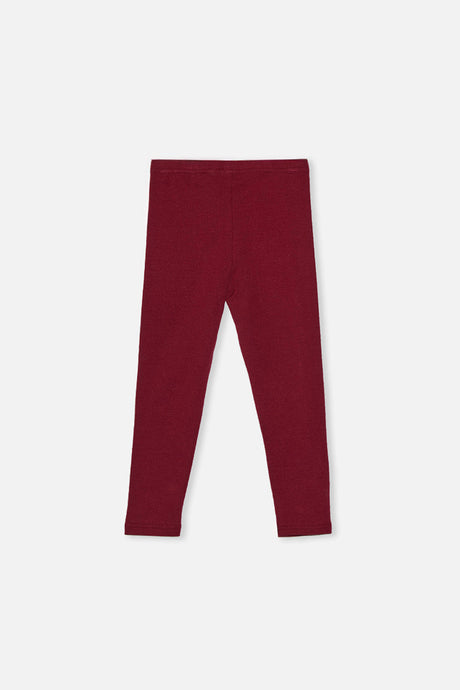 Baby Rib Leggings Reddish-Brown-1