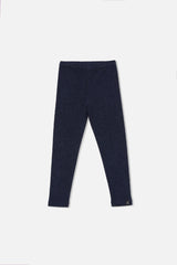 Deux par Deux Rib Leggings Dark Blue — additional official product image