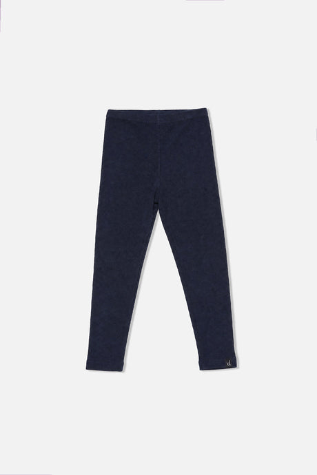 Deux par Deux Rib Leggings Dark Blue — additional official product image