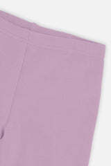Deux par Deux Rib Leggings Violet