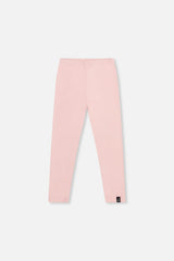 Rib Leggings Pale Dusty Pink-0