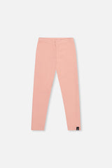 Rib Leggings Pink-0