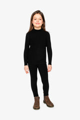 Rib Leggings Black-3