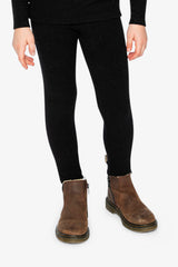 Rib Leggings Black-1