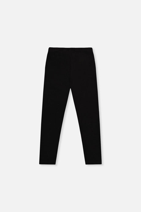 Rib Leggings Black-4