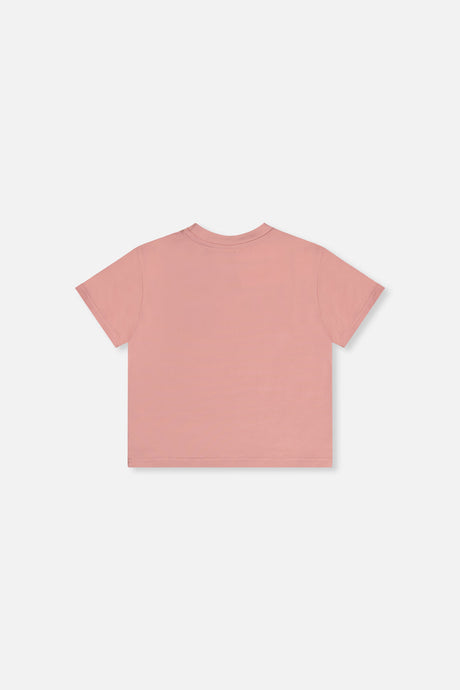 Deux par Deux Heavy Jersey Wide Short Sleeve T-Shirt Pink product image P2