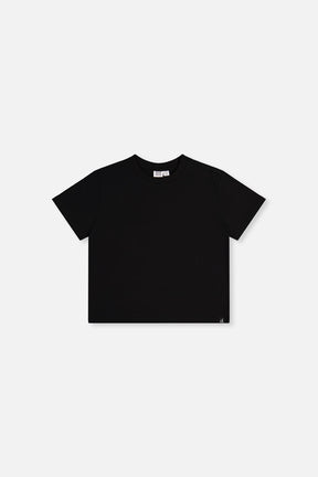 Heavy Jersey Wide Short Sleeve T-Shirt Black-0
