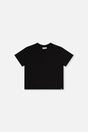 Heavy Jersey Wide Short Sleeve T-Shirt Black-0