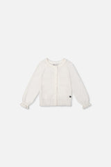 Baby Knit Cardigan Off-White-0