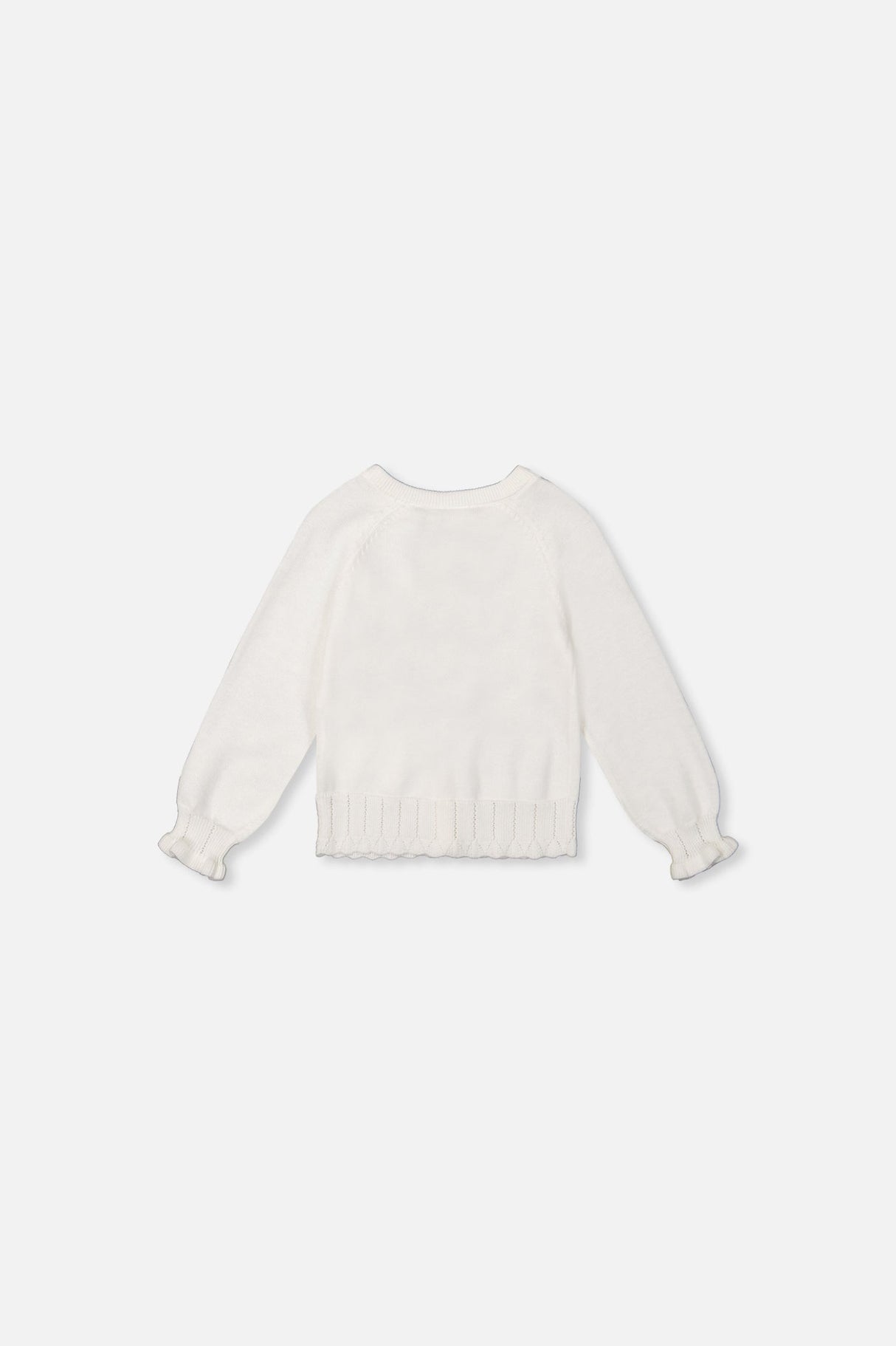 Baby Knit Cardigan Off-White-1
