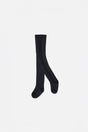 Baby Knit Textured Tights Dark Blue-0