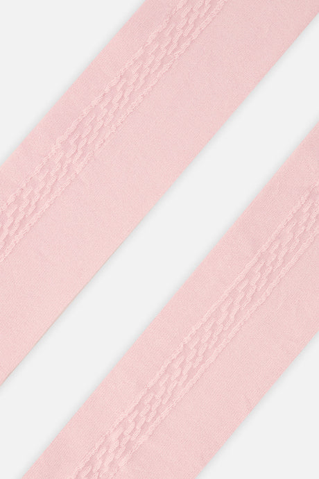 Deux par Deux Baby Knit Textured Tights Dusty Pink