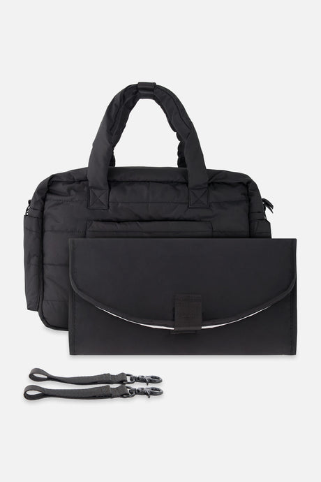 Diaper Bag With Changing Mat Black-3