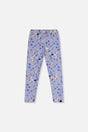 Printed Leggings Purple Unicorn Print-0