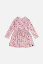 Long Sleeve Dress Rose Print Daisies-0