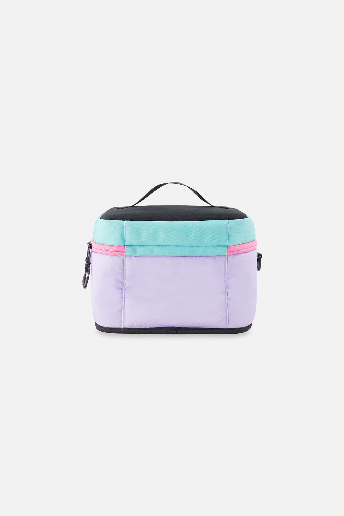 Lunch Box Turquoise Blue, Pink And Mauve-1