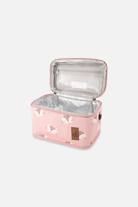 Lunch Box Pink Leopard Print-2