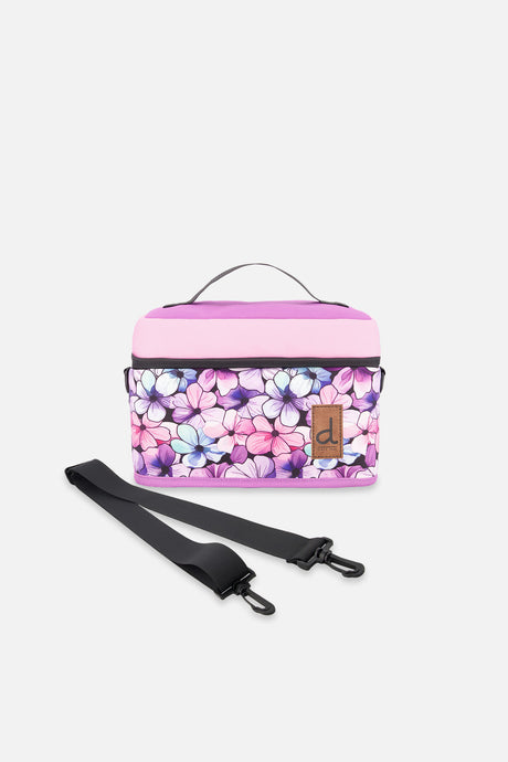 Lunch Box Black Floral Print-0