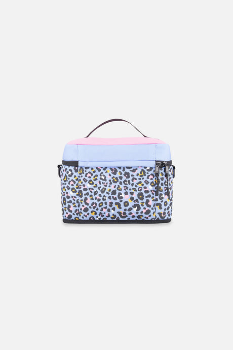 Lunch Box Blue Leopard Print-1