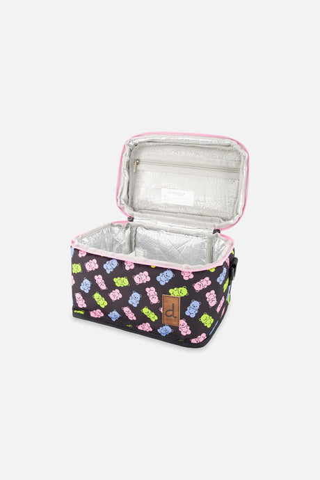 Lunch Box Black Printed Gummy Bears-2