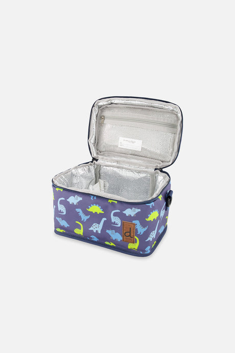 Lunch Box Blue Printed Dinos-2