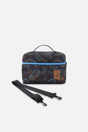 Lunch Box Black Printed Controller-0