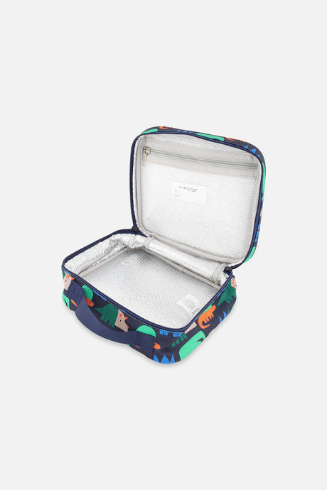 Snack Box Blue Dinosaur Print-2