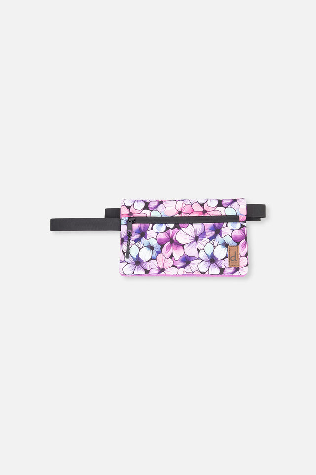 Pencil Case Black Floral Print-0