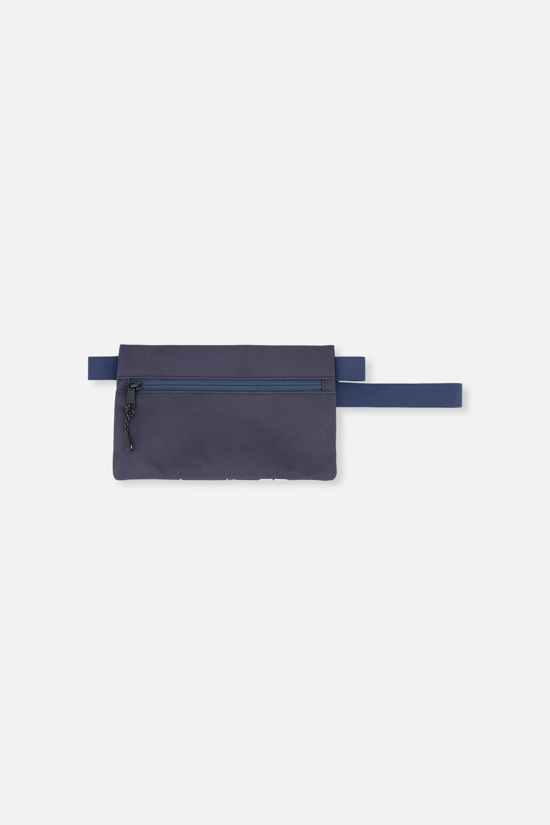 Pencil Case Blue Floral Print-1