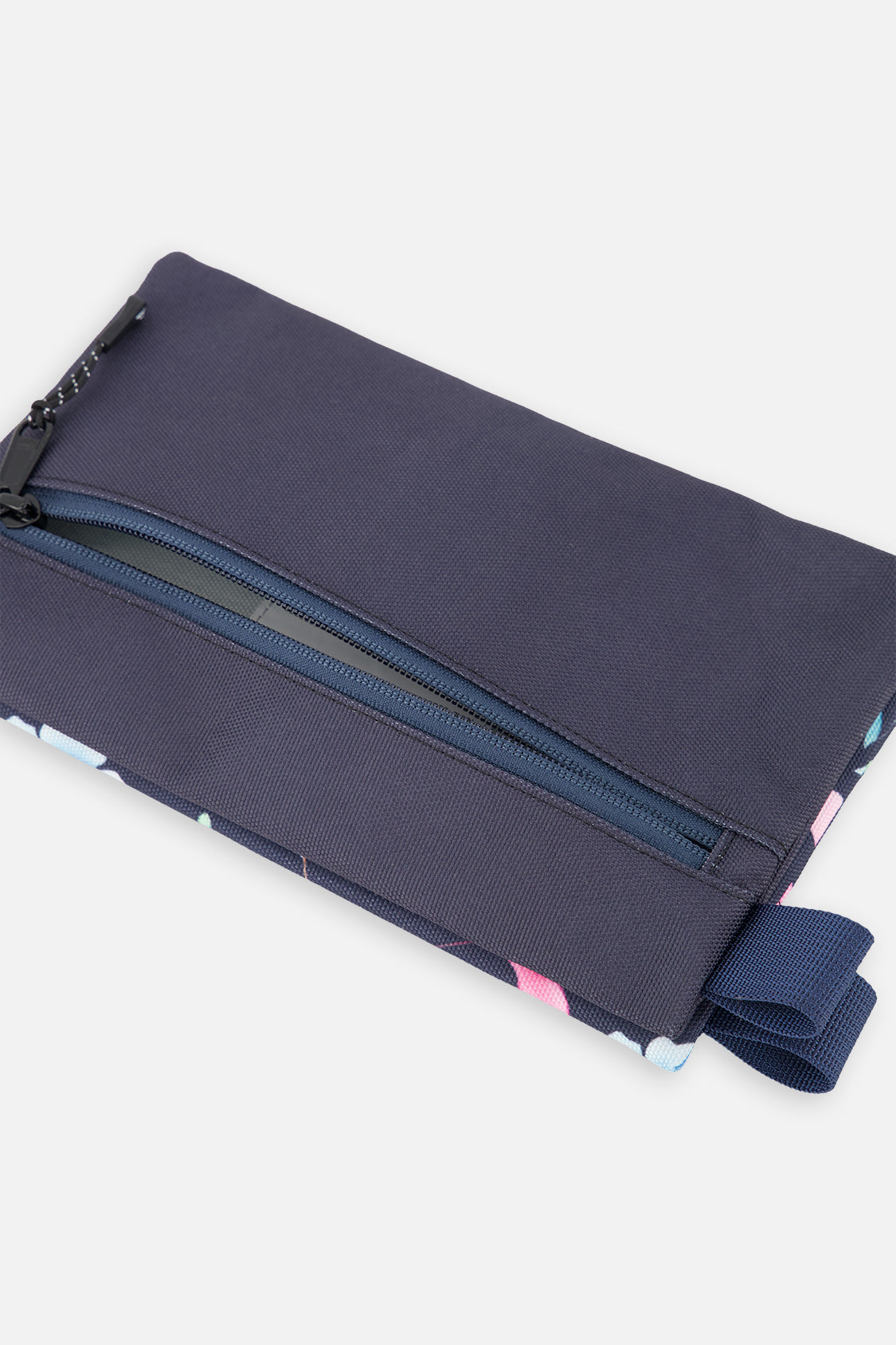 Pencil Case Blue Floral Print-3