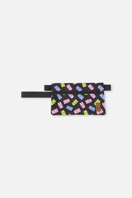 Pencil Case Black Printed Gummy Bears-0