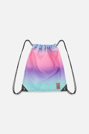 Drawstring Bag Blue And Mauve Gradient-0