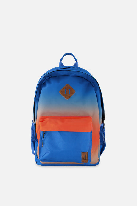 Kids Backpack Blue And Orange Gradient-0