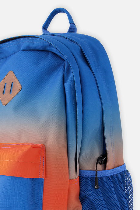 Kids Backpack Blue And Orange Gradient-4