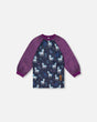 Apron Blue And Purple Unicorn Print-0