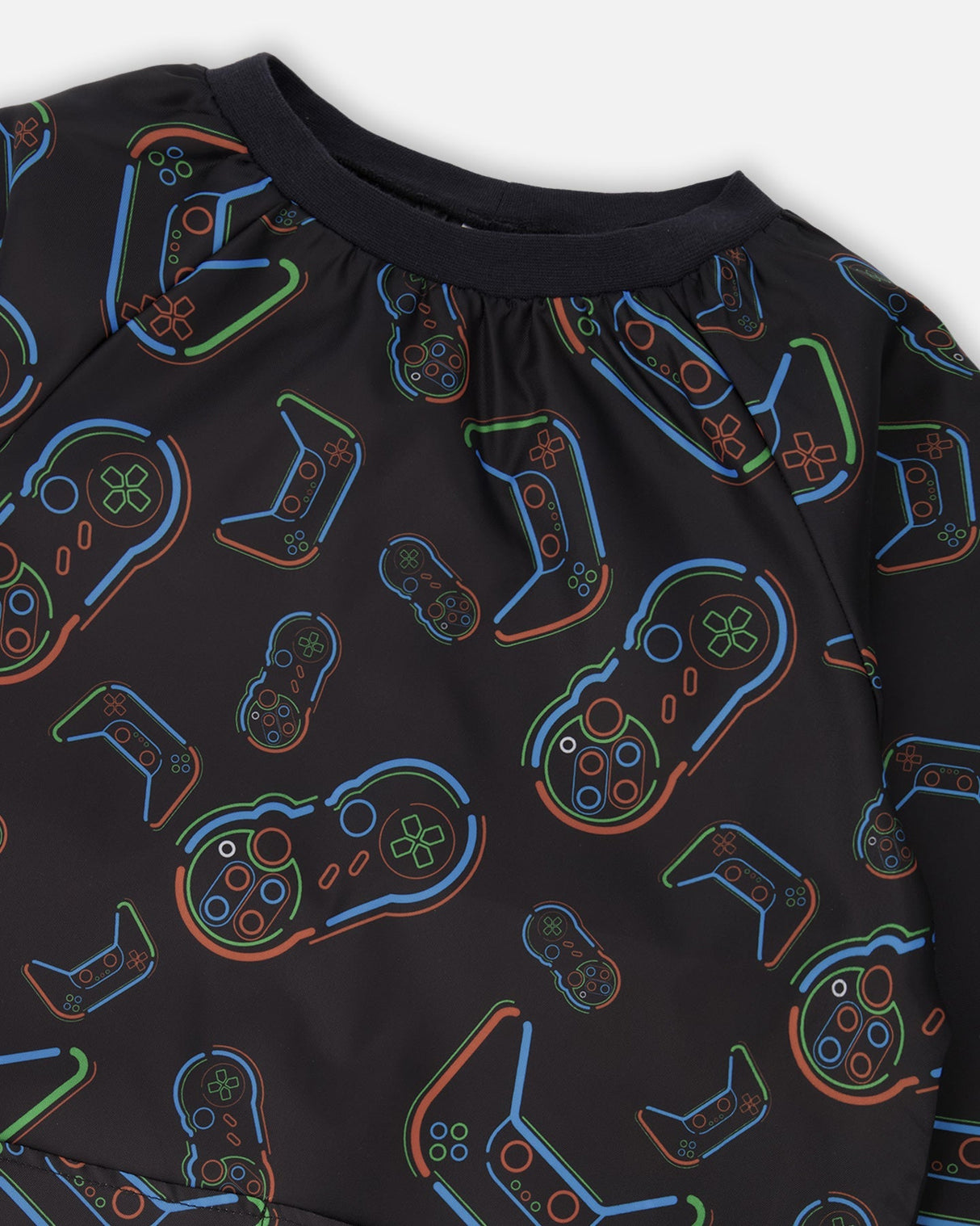 Apron Black Printed Controller-2