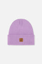Ribbed Knit Hat Lavender-0
