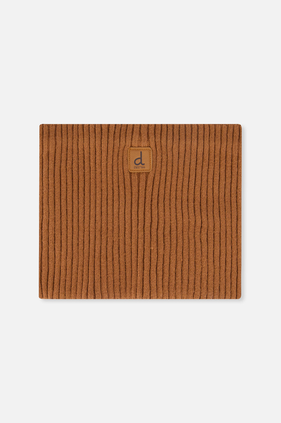 Baby Ribbed Knit Neckwarmer Brown Sugar-0