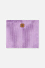 Ribbed Knit Neckwarmer Lavender-0