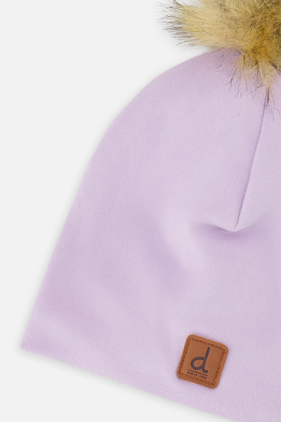 Baby Jersey Hat With Pompom Lavender-2
