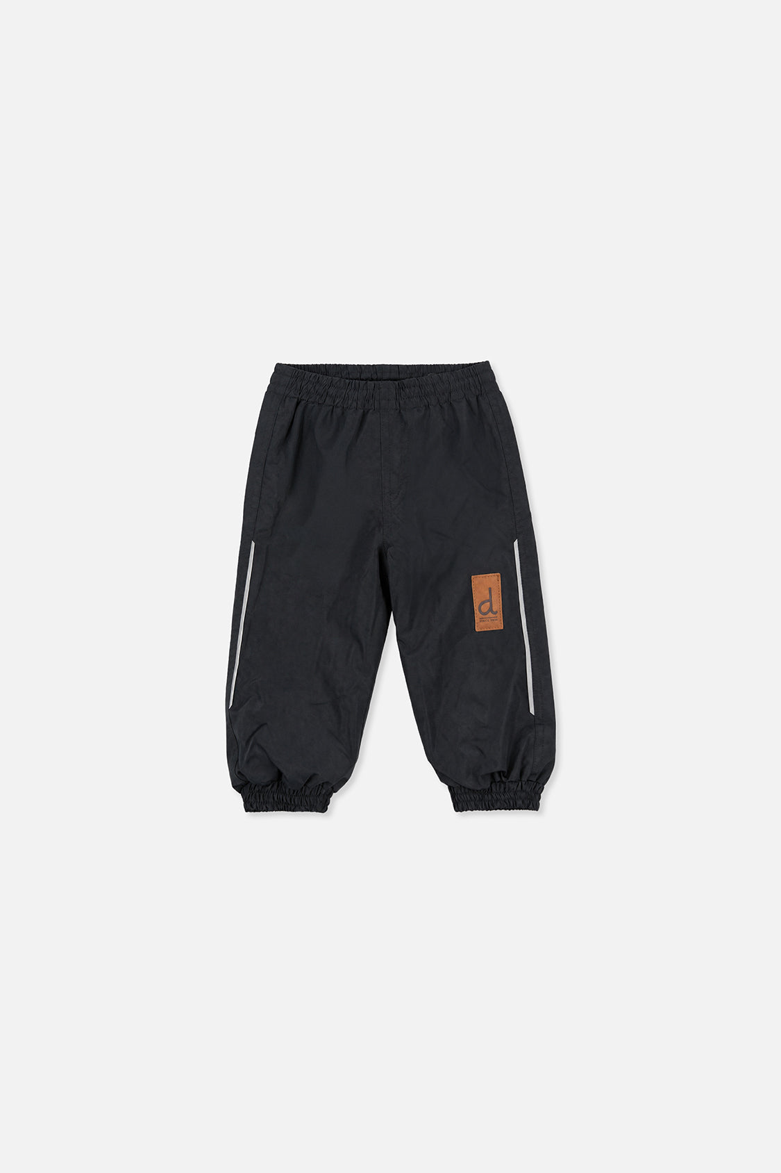 Lined Baby Splash Pants Black Fleece-0