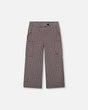 Jacquard Knit Flare Pants With Houndstooth Pattern | Deux par Deux | Jenni Kidz
